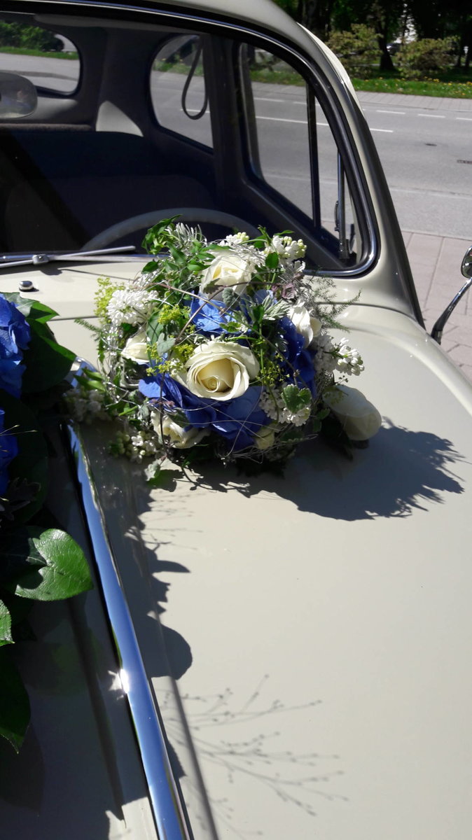 Hochzeitsfloristik blau
